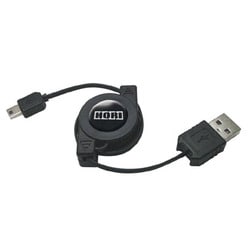 データ通信 充電USB巻き取りケーブル [PSP-1000/2000/3000/PS3用]