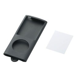 4th iPod nano用シリコンケース&液晶保護フィルム ブラック AVD-SCA4NBK