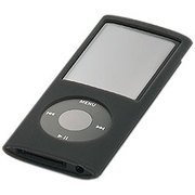 第4世代 iPod nano用 シリコンケース&液晶保護フィルム クリアブラック AVD-SCRA4NCBK