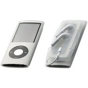 第4世代 iPod nano用 シリコンケース&液晶保護フィルム クリア AVD-SCRA4NCR