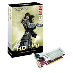 ATI Radeon HD3450 512MB DDR2搭載 PCI-Express2.0x16対応 ファンレス AX3450 512MD2-S