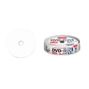 DVD-R DL PCデータ用 8.5GB 8倍速対応 インクジェットプリンタ対応ホワイトワイドディスク 10枚 DVD-R8.5PWAX10S