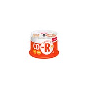 データ記録用ディスク CD-R 700MB 52倍速対応 パールホワイトディスク 50枚 CDR80BWBX50SL