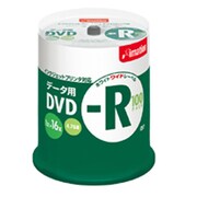 PCデータ用DVD-R 4.7GB 1-16倍速 インクジェットプリンタ対応 ホワイトワイドレーベル 100枚 DVD-R4.7PWB×100SL