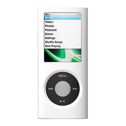 第4世代 iPod nano用 シリコンケース Colors ミルク SW-CN4-MIL