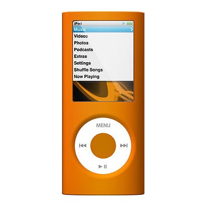 第4世代 iPod nano用 シリコンケース Colors ミカン SW-CN4-MI
