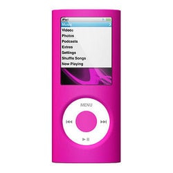 第4世代 iPod nano用 シリコンケース Colors フクシア SW-CN4-FU