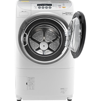 ななめ型ドラム式洗濯乾燥機（9.0kg） 右開き・クリスタルホワイト NA-V1500R-W