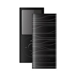第4世代 iPod nano用 ソニックウェーブ シリコンスリーブ ブラック F8Z380