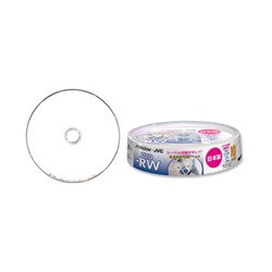 録画用DVD-RW 120分 1-2倍速 CPRM対応 10枚 インクジェット対応 VD-W120PS10