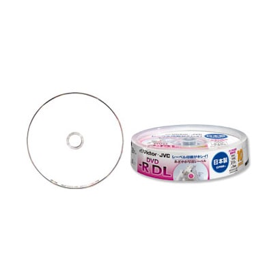 録画用DVD-R DL 215分 2-8倍速 CPRM対応 10枚 インクジェットプリンタ対応 VD-R215BS10