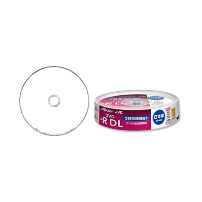 録画用DVD-R DL 215分 2-8倍速 CPRM対応 10枚 インクジェットプリンタ対応 VD-R215CS10