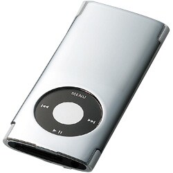 4th iPod nano用ハードケース(ハーフミラータイプ) ミラーシルバー AVD-PCA4NMSV