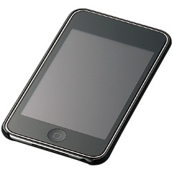 2nd iPod touch用シェルカバー&保護フィルム ブラック AVD-PCVA2TBK