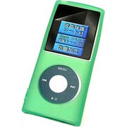 第4世代 iPod nano用 シリコンケース スケルトングリーン IPN-GM4/GN