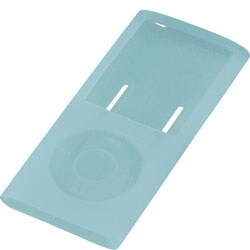 第4世代 iPod nano用 シリコンケース ブルー GH-CA-IPOD4NB 第4世代iPod nano専用シリ