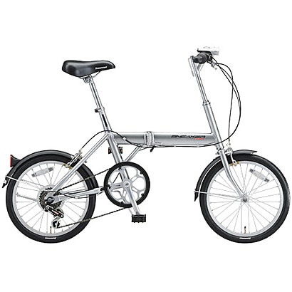 折りたたみ自転車（18型） M.Xスパークルシルバー SNEAKER LIGHT（スニーカーライト） （6段変速） NSL186-1C92CA