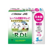 データ用DVD-R DL 8.5GB 片面2層 2-8倍速対応 インクジェットプリンタ対応 5枚パック VD-R85CR5