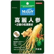 高麗人参+2種の和漢素材 [MASON NATURAL（メイソン ナチュラル）シリーズ 60粒（約1ヵ月分）]