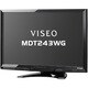 24.1型ワイド液晶モニター デジタル/アナログ接続 スピーカー搭載 クリアピアノブラック MDT243WG