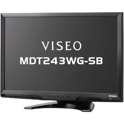 24.1型ワイド液晶モニター デジタル/アナログ接続 スピーカー搭載 サテンブラック 限定生産 MDT243WG-SB