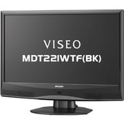 21.5型ワイド液晶モニター 地上波デジタル/BSデジタル/110°CSデジタルチューナー搭載 MDT221WTF(BK)