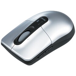 USB接続 ワイヤレス 光学式マウス シルバー BSMOW01SV