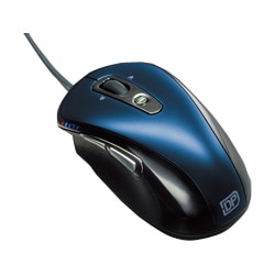 USB接続 レーザーマウス DHARMA TACTICAL MOUSE ミッドナイトブルー DRTCM03BL