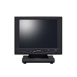 8.0型 液晶モニター アナログ接続 タッチパネル搭載 ブラック QT-802B-AV-TP