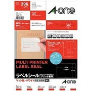 プリンタ用紙ラベル A4 18面 22シート 四辺余白付角丸 白無地 72218