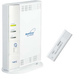 IEEE802.11g/b/Draft n対応 無線LANルーター USBスティックセット PA-WR4500N/NU