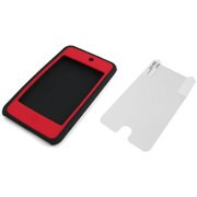 2nd iPod touch用ダブルカラージャケット レッド/ブラック RT-T2DS1/RB