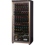 ワインセラー ブラウン(ガラス扉) 120本収納 ロングフレッシュ ST-401G-B