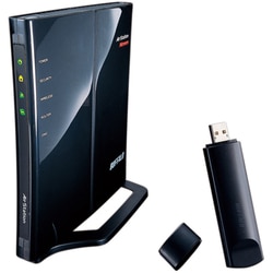 IEEE802.11n/g/b対応 無線LANルータ USB2.0用 無線LAN子機セット WHR-G300N/U