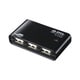 USB2.0接続 4ポート 超小型USBハブ バスパワー PL-UH401