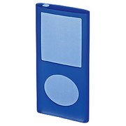 第4世代 iPod nano用 シリコンケース ブルー PDA-IPOD33BL