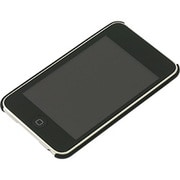 iPod touch用 ポリカーボネート製カバー ラバーコーティングブラック PTX-72