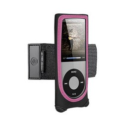 DLO-IP-000082 [4th iPod nano用アームバンド付きアクティブケース ブラック/ピンク]