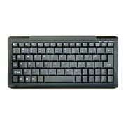 USB&PS/2接続 シンプル&コンパクト 77キー英語キーボード ブラック/ブラック OWL-KB77SM(B)/E