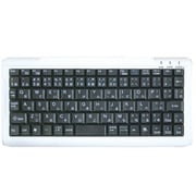 USB&PS/2接続 シンプル&コンパクト 84キー日本語キーボード パールホワイト/ブラック OWL-KB84SM(PW)