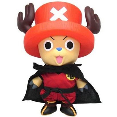 週刊少年ジャンプ40周年記念企画 最強コラボ商品 ドラゴンボール×チョッパーマン DXソフビフィギュア 孫悟空 幼少Ver.