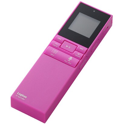 microSD ボイスレコーダー 2GB ピンク LIC-SR500M02PN