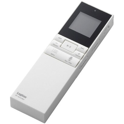 microSD ボイスレコーダー 2GB ホワイト LIC-SR500M02WH