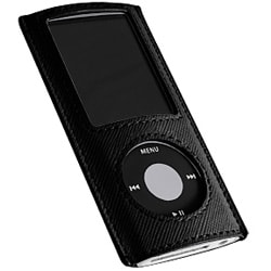 第4世代 iPod nano用 レザーケース ブラック RA-LC141K