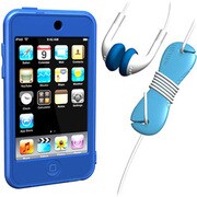 iPod touch用 スターターキットセット ブルー Loop Silicon Case for iPod touch 2G Starter Kit SUMLT2G-SKT-BL