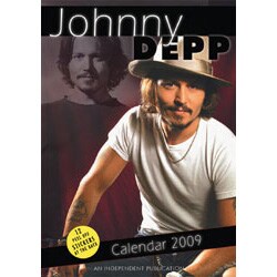 2009 カレンダー 輸入 ジョニー・デップ