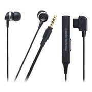 ATH-CK300T BK [携帯電話対応インナーイヤーヘッドホン ブラック]