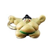 SUMO008 [大入相撲人形キーホルダー 緑]