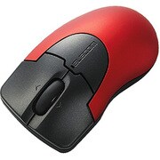 マイクロレシーバ ワイヤレスレーザーマウス MICRO GRAST チルトホイール搭載 ネオンレッド M-PGDLRD