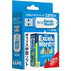 特打式 Excel＆Word攻略パック USBメモリ版 ミニパッケージ [Windowsソフト]